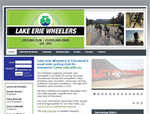Tablet Screenshot of lakeeriewheelers.org